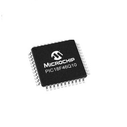 10 pcs - Microchip PIC18F46Q10-I/PT PIC Microcontroller, PIC, 64 kB Flash, 44-Pin QFP