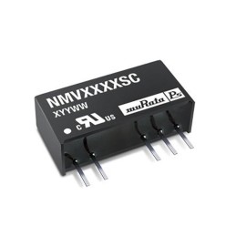 1 Tube of 25 - Murata Power Solutions NMV DC-DC Converter, ±12V dc/ ±42mA Output, 4.5 - 5.5 V dc Input, 1W, Through Hole, +85°C