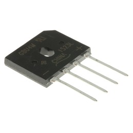 5 pcs - Vishay Bridge Rectifier, 4A, 1000V, 4-Pin