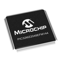 1 pcs - Microchip PIC32MZ2048EFM144-I/PL, 32bit MIPS® MicroAptiv™ Microcontroller, PIC32MZ, 200MHz, 160 (Boot Flash) kB, 2.048