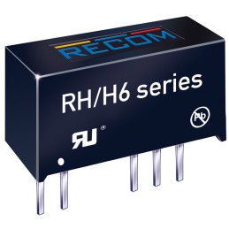 1 Tube of 25 - Recom RH DC-DC Converter, ±5V dc/ ±100mA Output, ±21.6 V dc, ±26.4 V dc Input, 1W, Through Hole, +90°C Max Temp -