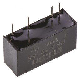 1 Tube of 25 - Recom RKZ DC-DC Converter, 15V dc/ 132mA Output, 10.8 - 13.2 V dc Input, 2W, Through Hole, +85°C Max Temp -40°C