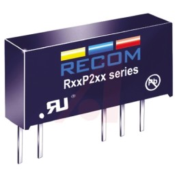 1 Tube of 25 - Recom R12P DC-DC Converter, -9V dc/ -111mA Output, 10.8 - 13.2 V dc Input, 2W, Through Hole, +90°C Max Temp