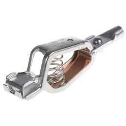 1 pcs - Mueller Electric Crocodile Clip, Zinc-Plated Steel Contact, 100A