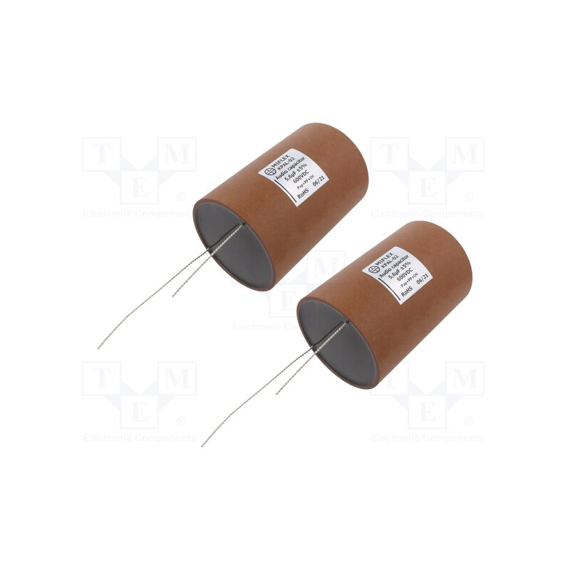 2 pcs x MIFLEX - KPAL02H556J - Capacitor: aluminum-polypropylene-paper, 5.6uF, 600VDC, ±5%, THT