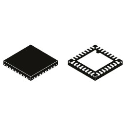 5 pcs - Microchip USB3320C-EZK-TR, USB Transceiver, USB 2.0, 1.8 V, 3.3 V, 32-Pin QFN