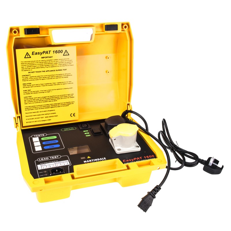 1 pcs - Martindale EPAT1600 PAT Tester, Class I, Class II, Class IT Test Type