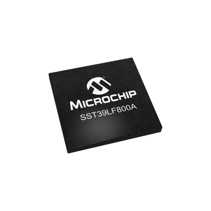 5 pcs - Microchip 8Mbit Parallel Flash Memory 48-Pin TFBGA, SST39LF800A-55-4C-B3KE