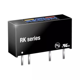 1 Tube of 25 - Recom RK DC-DC Converter, 15V dc/ 66mA Output, 10.8 - 13.2 V dc Input, 1W, Through Hole, +90°C Max Temp -40°C