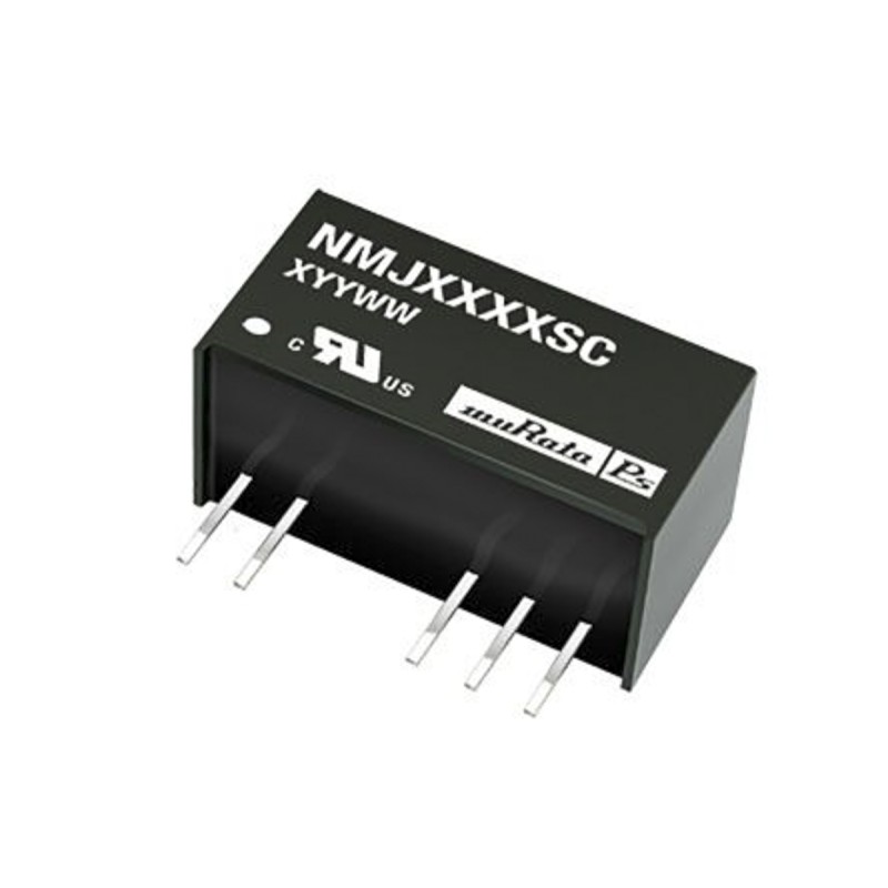 1 Tube of 25 - Murata Power Solutions NMJ DC-DC Converter, ±5V dc/ ±100mA Output, 4.5 - 5.5 V dc Input, 1W, Through Hole, +60°C
