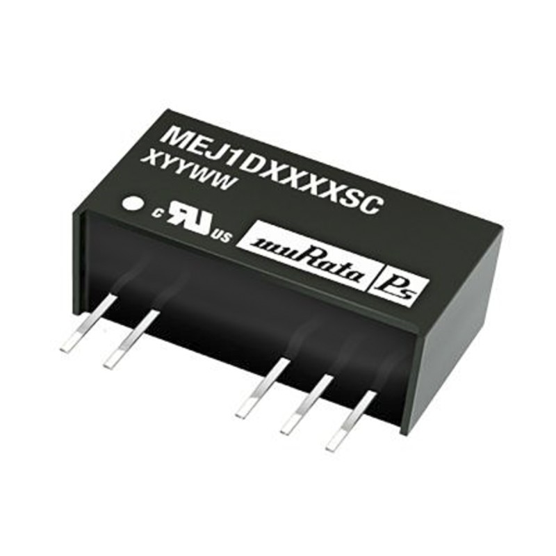 1 Tube of 25 - Murata Power Solutions MEJ1 DC-DC Converter, ±9V dc/ ±55mA Output, 10.8 - 13.2 V dc Input, 1W, Through Hole,