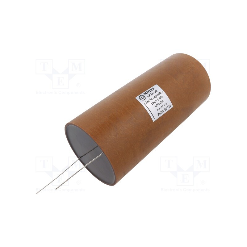 2 pcs x MIFLEX - KPAL02H600J - Capacitor: aluminum-polypropylene-paper, 10uF, 600VDC, ±5%, THT