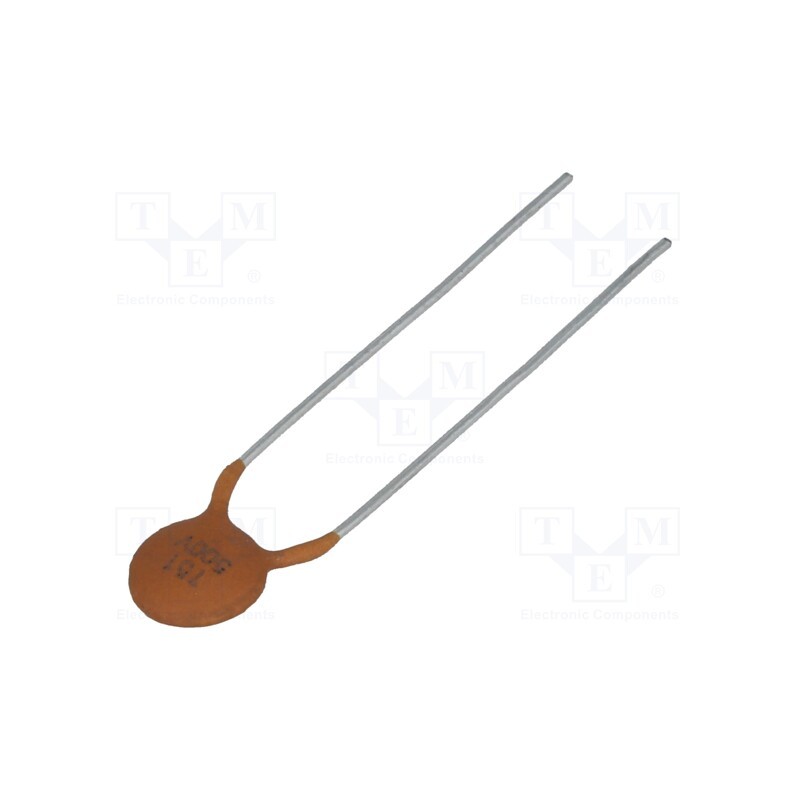 100 pcs x SR PASSIVES - CC-151/500 - Capacitor: ceramic, 150pF, 500V, Y5P, ±10%, THT, 5mm