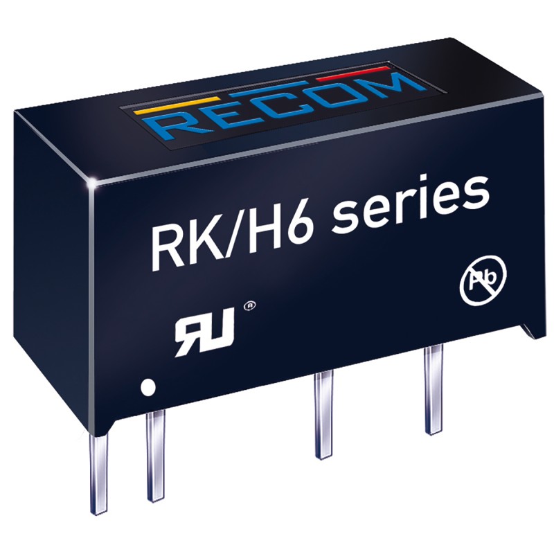 1 Tube of 25 - Recom RK DC-DC Converter, 5V dc/ 200mA Output, 21.6 - 26.4 V dc Input, 1W, Through Hole, +90°C Max Temp -40°C