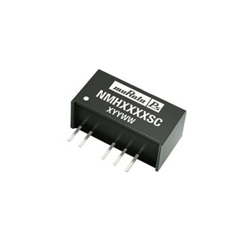 1 Tube of 25 - Murata Power Solutions NMH DC-DC Converter, ±9V dc/ ±111mA Output, 4.5 - 5.5 V dc Input, 2W, Through Hole, +85°C