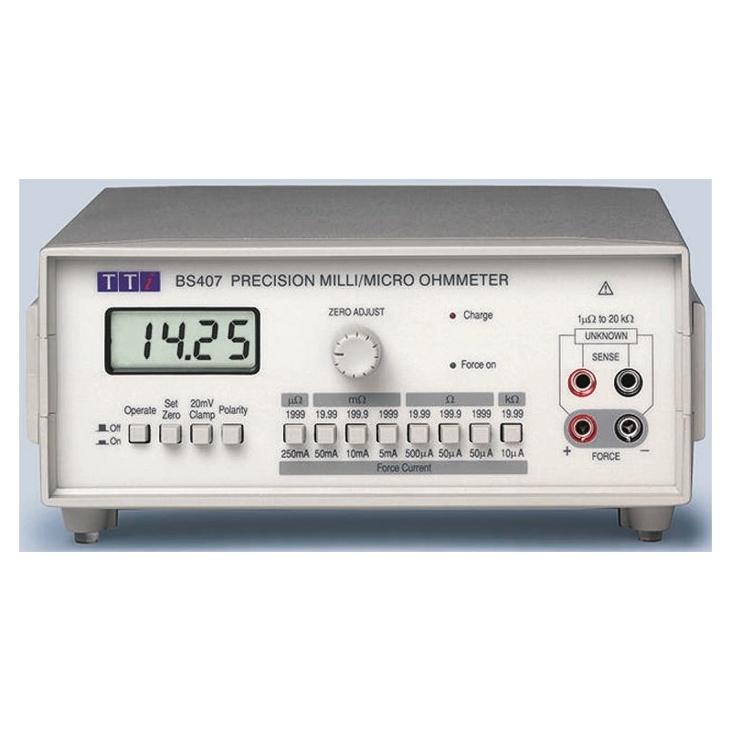 1 pcs - Aim-TTi BS407 Ohmmeter, 2000 Ω Max, 1μΩ Resolution, 4 Wire