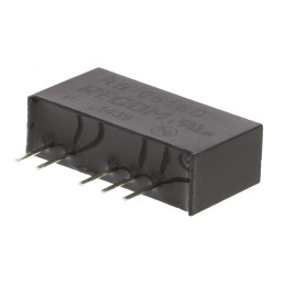 1 Tube of 25 - Recom RB DC-DC Converter, ±15V dc/ ±33mA Output, 4.5 - 5.5 V dc Input, 1W, Through Hole, +85°C Max Temp -40°C