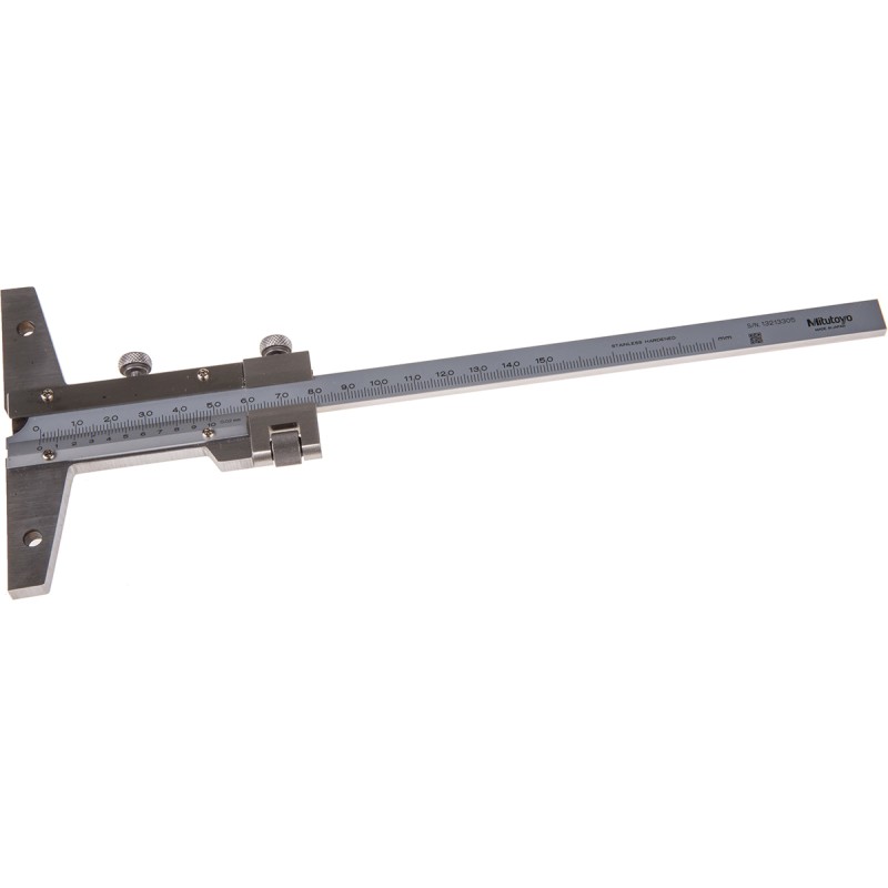 1 pcs - Mitutoyo 527-101 Stainless Steel Vernier Depth Gauge, 150mm