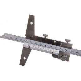 1 pcs - Mitutoyo 527-101 Stainless Steel Vernier Depth Gauge, 150mm