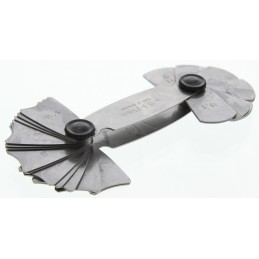 1 pcs - MikronTec Radius Gauge Metric 15 Blades 15.5 to 25mm