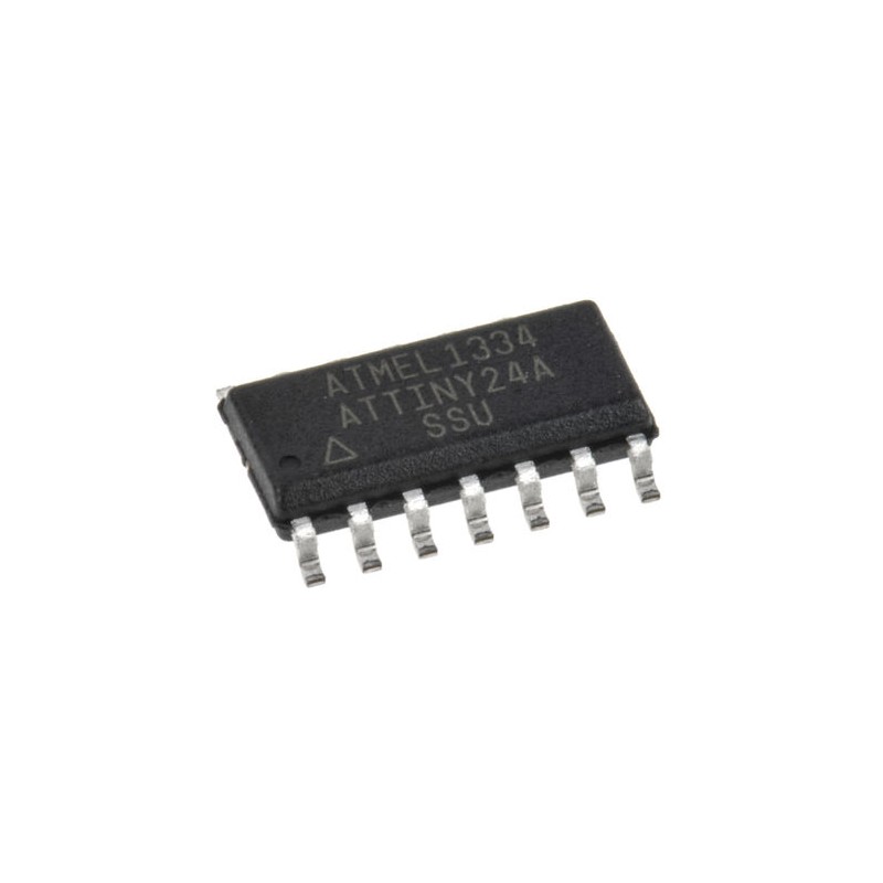 30 pcs - Microchip ATTINY24A-SSU, 8bit AVR Microcontroller, ATtiny24A, 20MHz, 2 kB Flash, 14-Pin SOIC