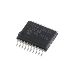10 pcs - Microchip PIC18F13K22-I/SS, 8bit PIC Microcontroller, PIC18F, 64MHz, 8 kB, 256 B Flash, 20-Pin SSOP