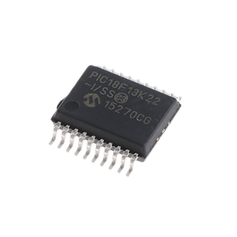 10 pcs - Microchip PIC18F13K22-I/SS, 8bit PIC Microcontroller, PIC18F, 64MHz, 8 kB, 256 B Flash, 20-Pin SSOP