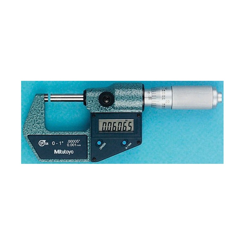 1 pcs - Mitutoyo 293-345 External Micrometer, Range 25 mm -50 mm