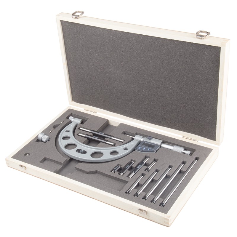 1 pcs - RS PRO Interchangeable Micrometer, Range 0 mm -150 mm