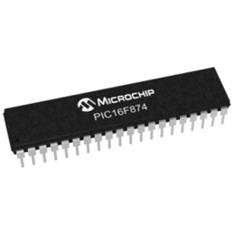 25 pcs - Microchip PIC16F874-04/P, 8bit PIC Microcontroller, PIC16F, 4MHz, 128 x 8 words, 4K x 14 words Flash, 40-Pin PDIP
