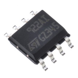 5 pcs - TS922AIDT STMicroelectronics, Audio, Op Amp, RRIO, 4MHz, 3 - 9 V, 8-Pin SOIC