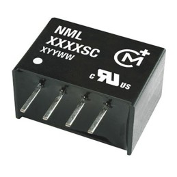 1 Tube of 35 - Murata Power Solutions NML DC-DC Converter, 5V dc/ 400mA Output, 4.5 - 5.5 V dc Input, 2W, Through Hole, +85°C