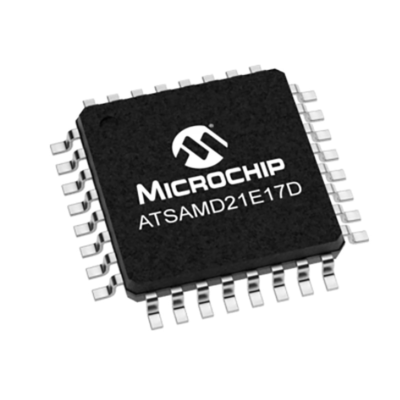 5 pcs - Microchip ATSAMD21E17D-MU, MOSFET, 1.62 to 3.63V 32-Pin, QFN
