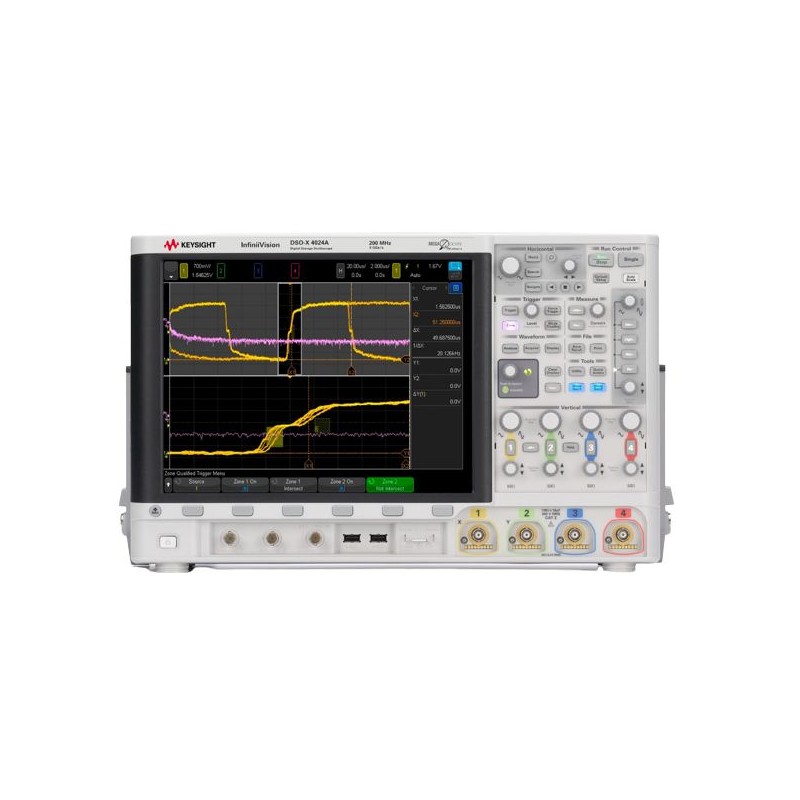 1 pcs - Keysight Technologies DSOX4024A InfiniiVision 4000 X Series Digital Bench Oscilloscope, 4 Analogue Channels, 200MHz