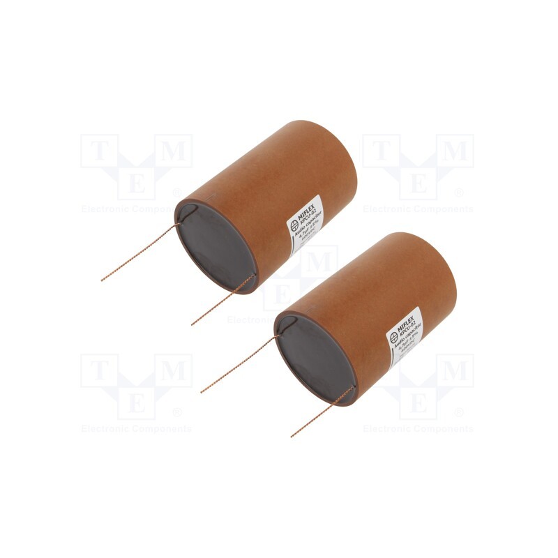 2 pcs x MIFLEX - KPCU02H547J - Capacitor: copper-polypropylene-paper, 4.7uF, 600VDC, ±5%, THT