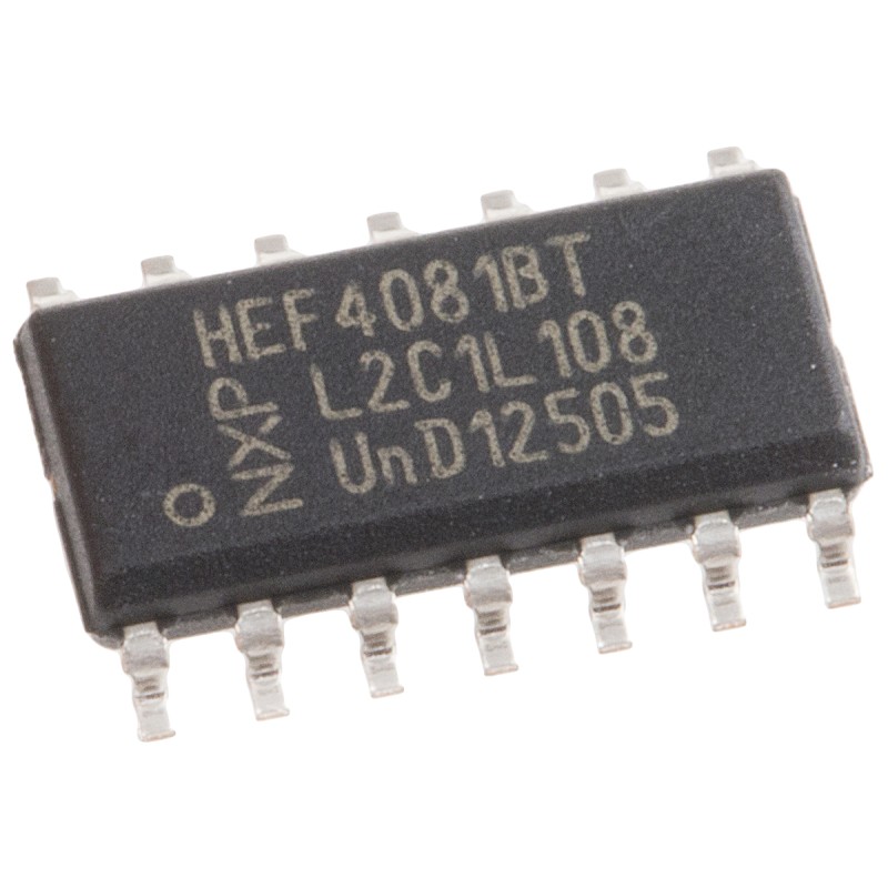 5 pcs - Nexperia HEF4081BT,652 Buffer & Line Driver, 14-Pin SOIC