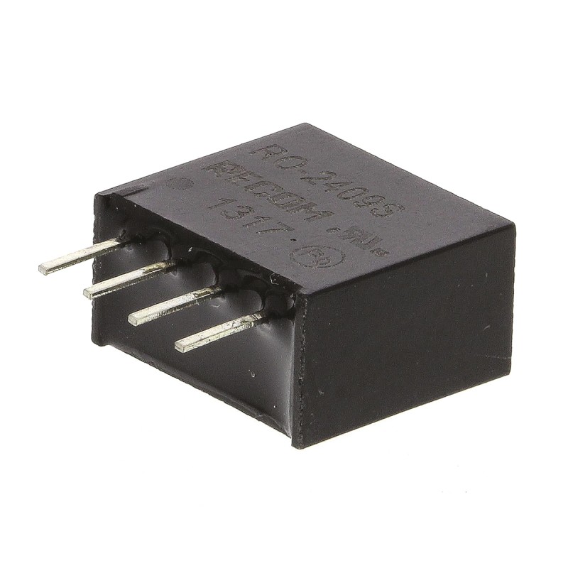 1 Tube of 42 - Recom RO DC-DC Converter, 9V dc/ 111mA Output, 21.6 - 26.4 V dc Input, 1W, Through Hole, +85°C Max Temp -40°C