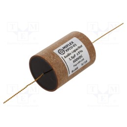 2 pcs x MIFLEX - KPCU01H515J - Capacitor: copper-polypropylene-paper, 1.5uF, 600VDC, ±5%, THT