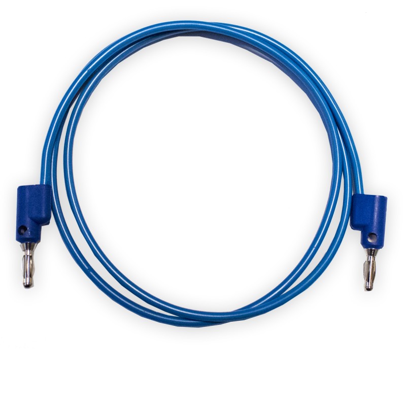 1 pcs - Mueller Electric Test Leads, 15A, 1kV, Blue, 24in Lead Length