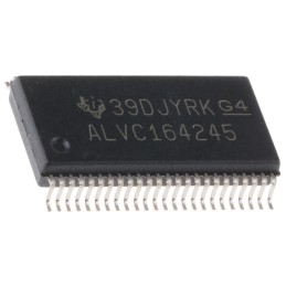 5 pcs - Texas Instruments SN74ALVC164245DL, Dual Bus Transceiver, 16-Bit Non-Inverting LVTTL, 48-Pin SSOP