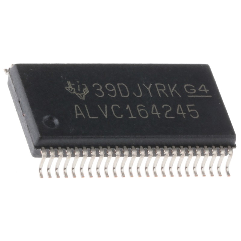 5 pcs - Texas Instruments SN74ALVC164245DL, Dual Bus Transceiver, 16-Bit Non-Inverting LVTTL, 48-Pin SSOP