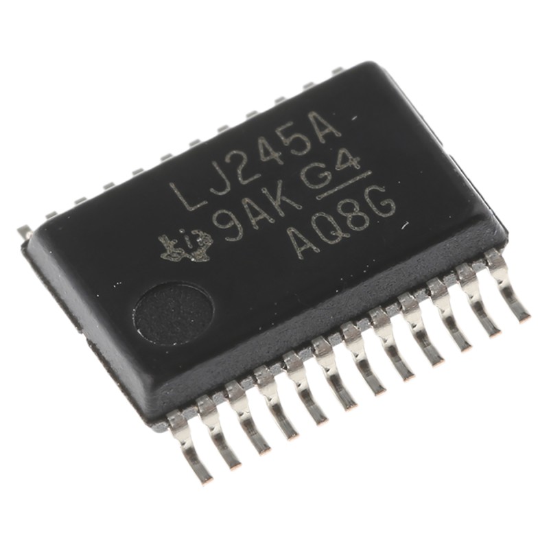 5 pcs - Texas Instruments SN74LVC4245ADBR, 1 Bus Transceiver, 8-Bit Non-Inverting LVTTL, 24-Pin SSOP