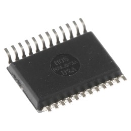 5 pcs - Texas Instruments SN74LVC4245ADBR, 1 Bus Transceiver, 8-Bit Non-Inverting LVTTL, 24-Pin SSOP
