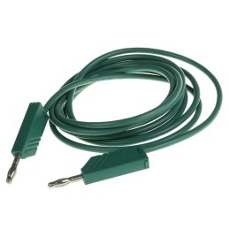 1 pcs - Hirschmann Test & Measurement, 16A, 60V dc, Green, 2m Lead Length