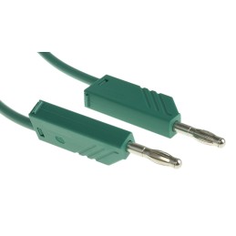 1 pcs - Hirschmann Test & Measurement, 16A, 60V dc, Green, 2m Lead Length