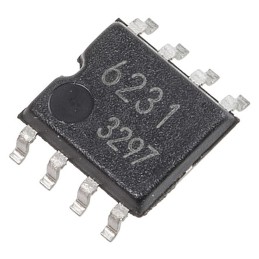 5 pcs - ROHM BD6210F-E2, Brushed Motor Driver IC 0.5A 8-Pin, SOP