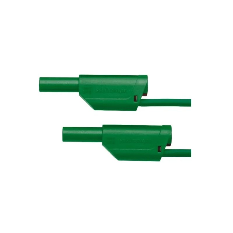1 pcs - Schutzinger Test lead, 32A, 1kV, Green, 2m Lead Length