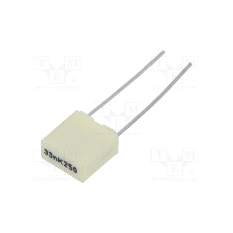 5 pcs x KEMET - R82IC2330DQ50K - Capacitor: polyester, 33nF, 160VAC, 250VDC, 5mm, ±10%, -55÷105°C