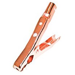 1 pcs - Mueller Electric Crocodile Clip, Copper-Plated Steel Contact, 200A