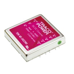 1 Tube of 5 - TRACOPOWER TEN 40WI DC-DC Converter, ±15V dc/ ±1.35A Output, 9 - 36 V dc Input, 40W, Through Hole, +85°C Max